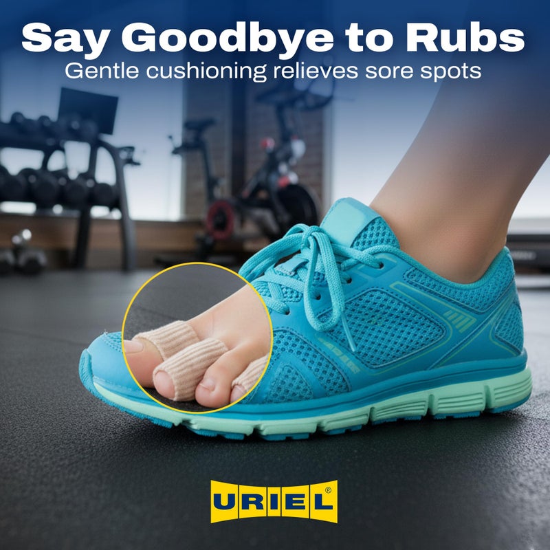 URIEL Silicone Toe Sleeves – Cuttable Toe Cushions for Corns, Calluses, Blisters and Ingrown Nails – Soft Protective Tubes for Comfortable Everyday Wear - Image 3